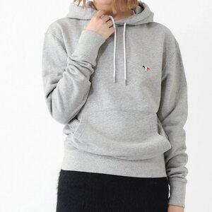 NWT Maison Kitsuné Tricolor Fox Hoodie - Grey 🦊 (#171)